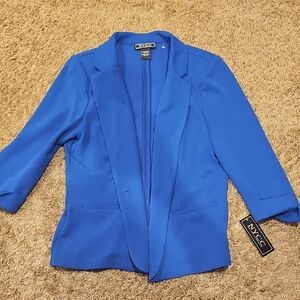 NYC Women's Vibrant Blue Suit Jacket